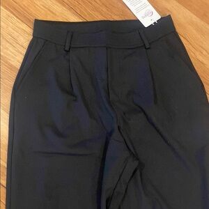 Super comfy strechy wide leg pull on Black Dress Pants